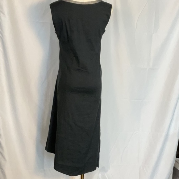 Porto pleated drape sheath in gray Size 0 - Picture 4 of 5